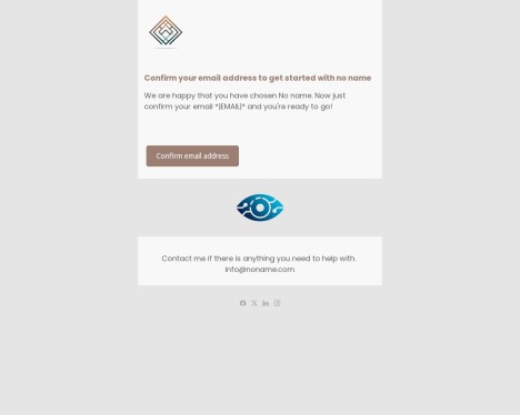 Email template preview of template: Transactional - verify email